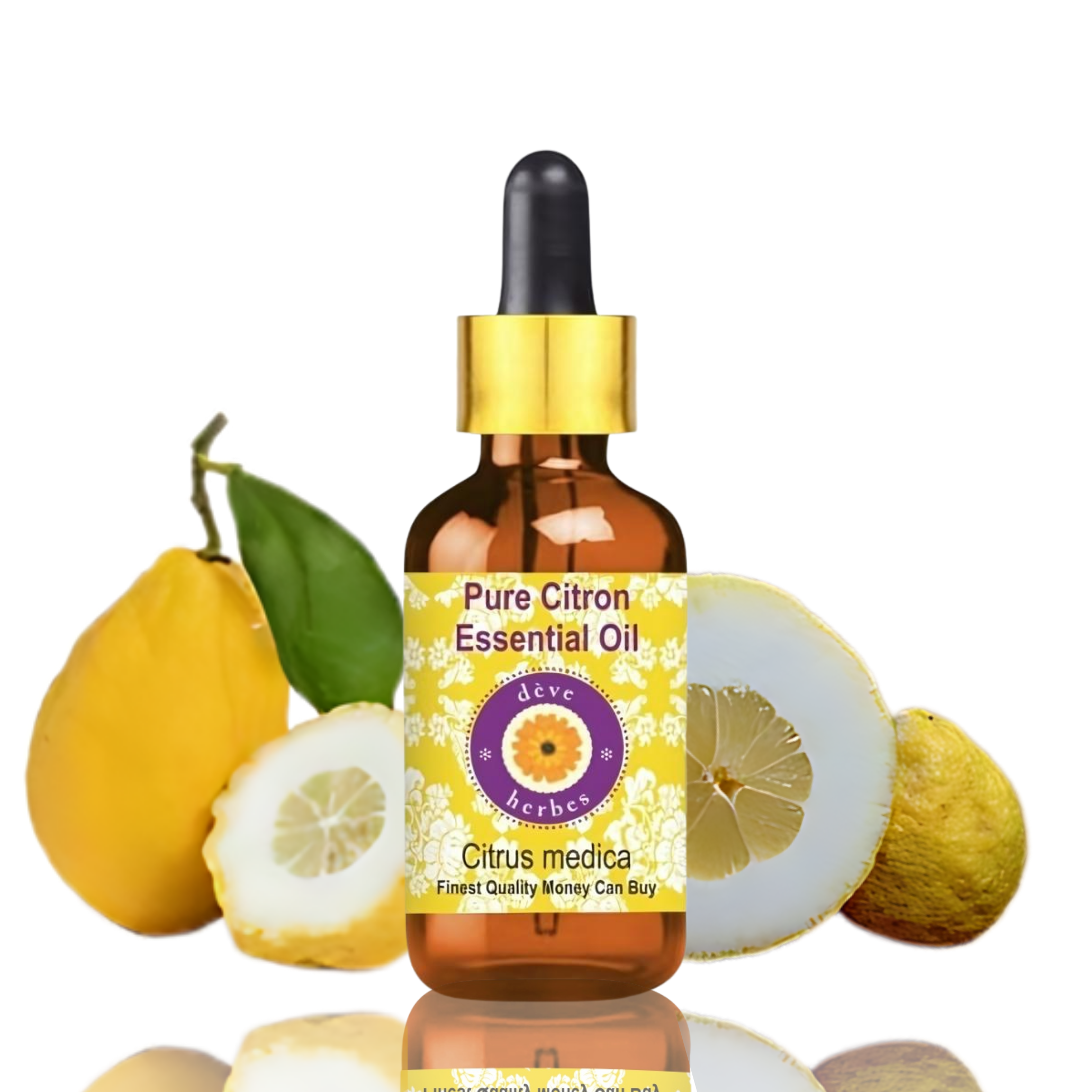 Pure Citron Essential Oil (Citrus medica) 100% Natural Therapeutic